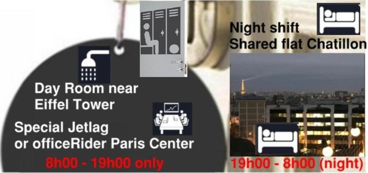 Eiffel Citea Access Dayroom Espace Paris Sans Nuitee Et Chambre Partagee Chatillon Nuitee -- Repos Journee Ou Espace Travail 8-19H Proche Tour Eiffel Ou Usage Bureau A L'Heure En Journee -- Nuitee Chatillon Avenue 巴黎 外观 照片